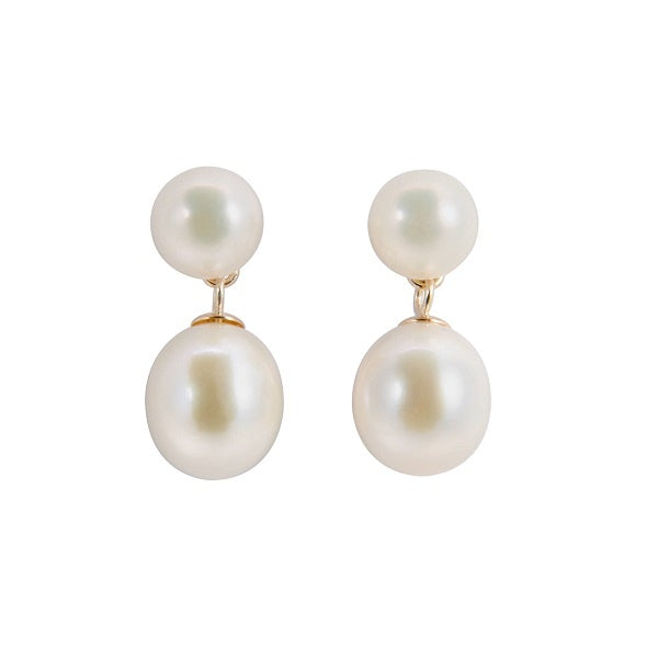 Two Pearls Earrings