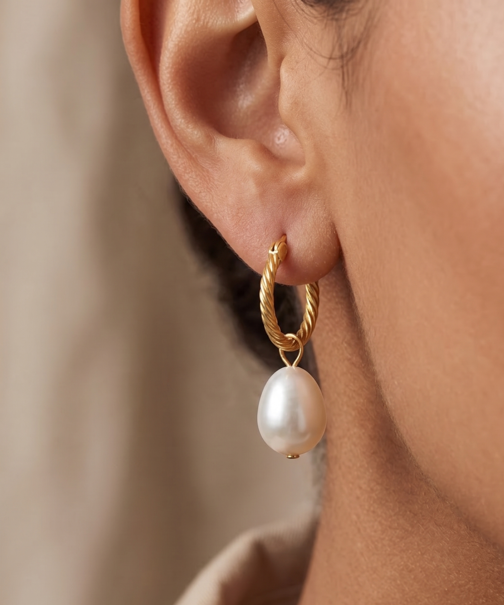 Twisted Hoops Earrings