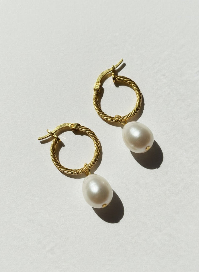 Twisted Hoops Earrings
