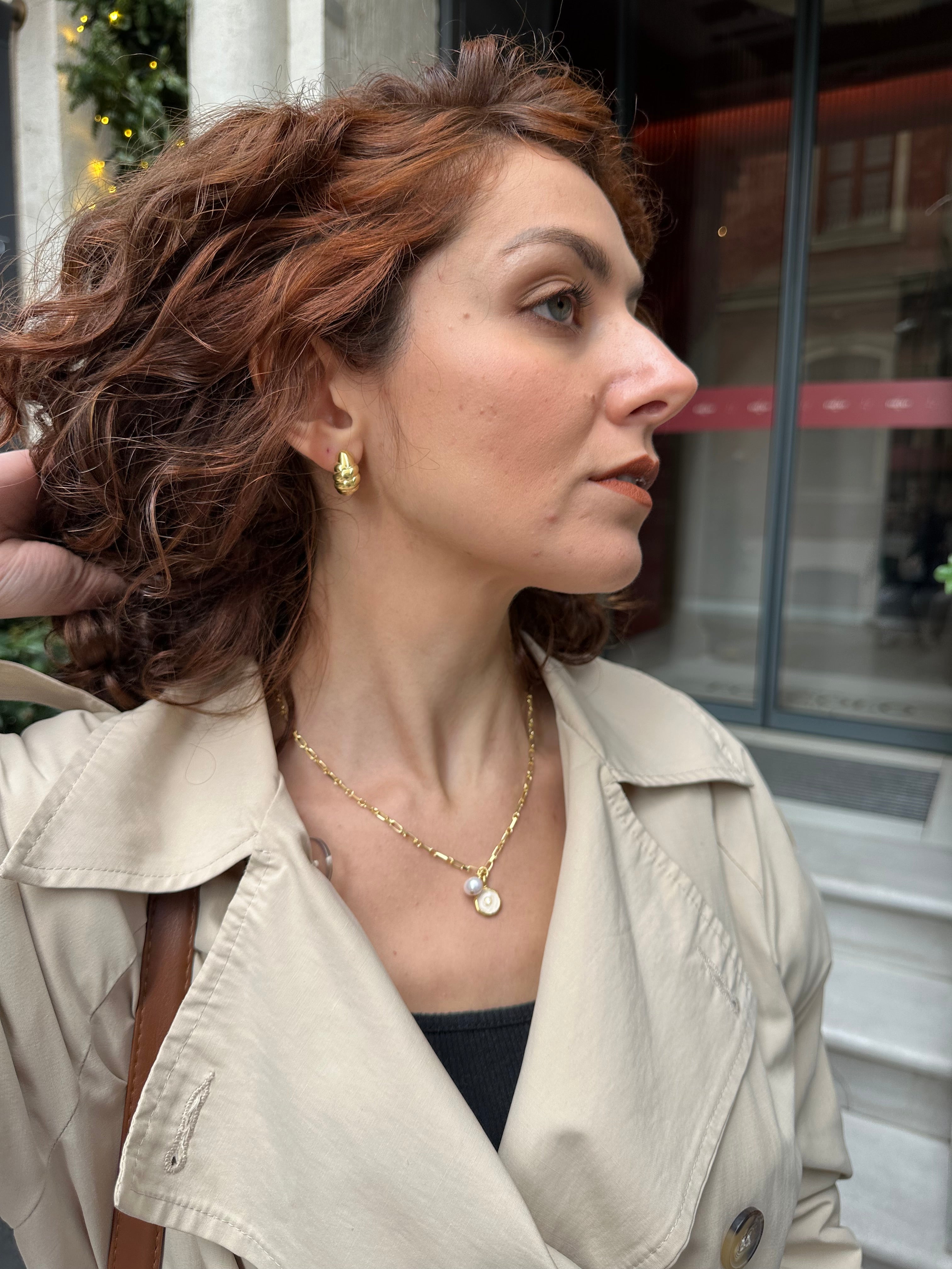 Croissant Earrings