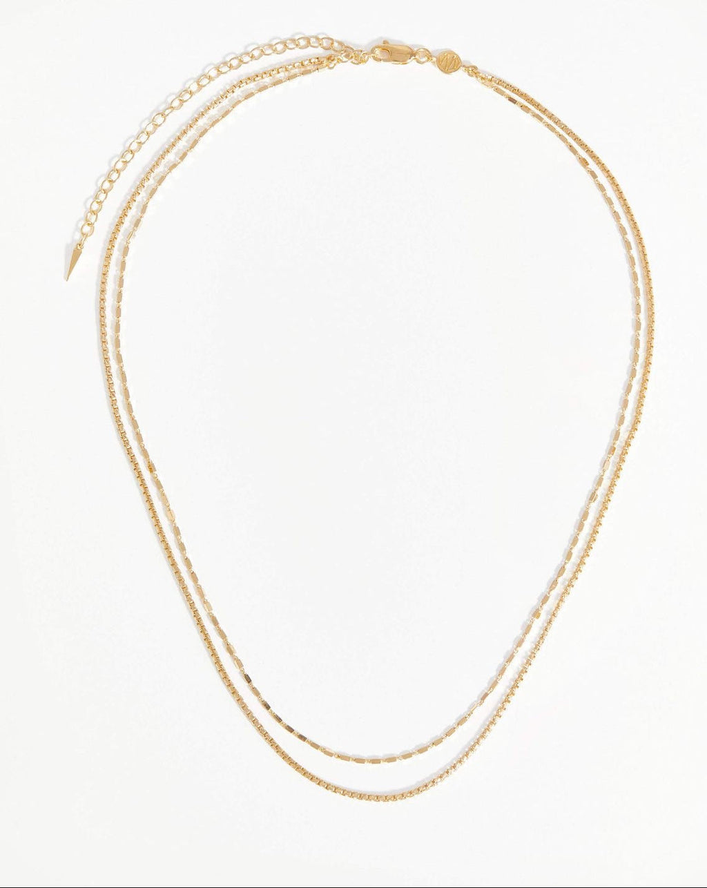 Layered Double Chain Necklace