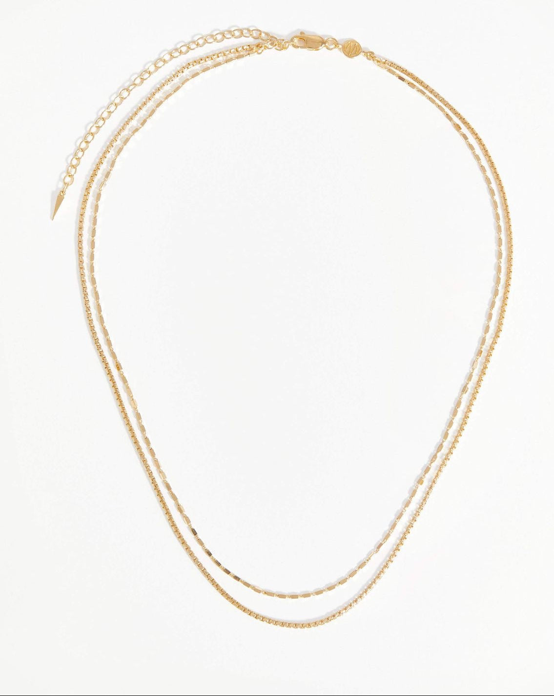 Layered Double Chain Necklace