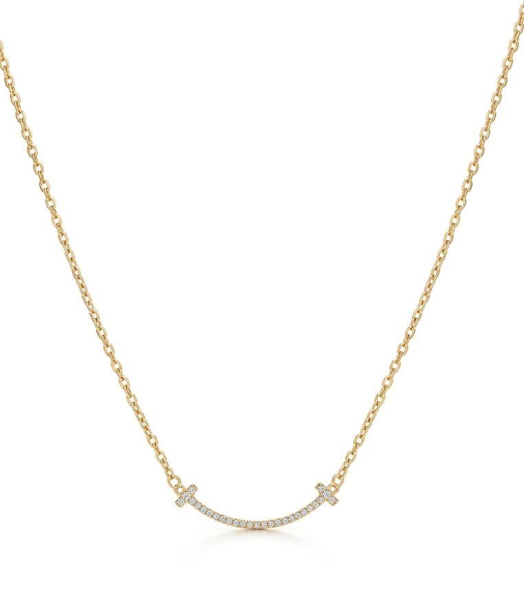 Dainty Curved Necklace