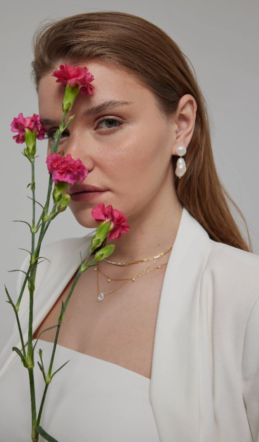 Baroque Pearl Statement Earrings