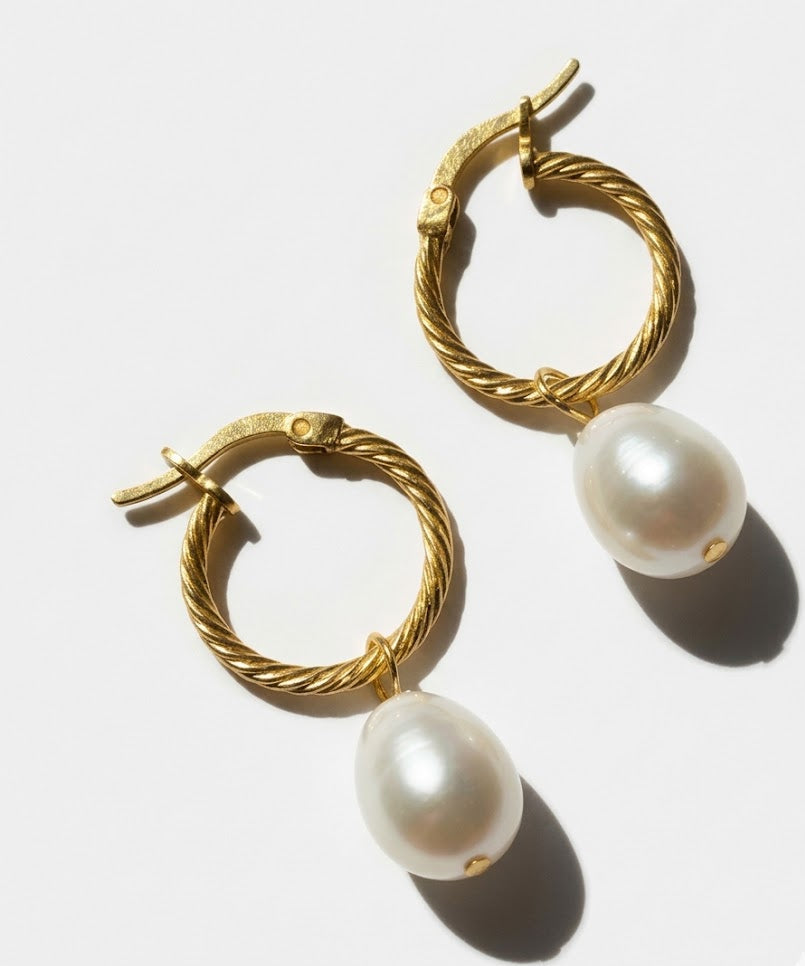 Twisted Hoops Earrings